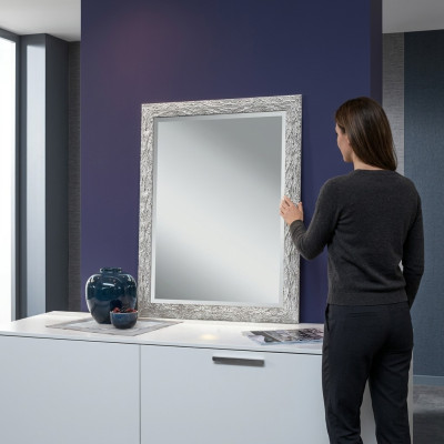 Specchio specchio da parete, designer d'ingresso per soggiorno bagno legno vetro mobili di design Nuovo