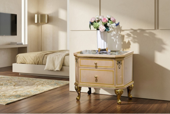 Comodino Tavolino da notte Como Consolle Tavolino Cassetto Design di console Nuovo