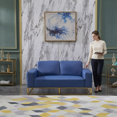 Couch in ecopelle Divano Design di lusso Designer 2 posti Mobili Classica