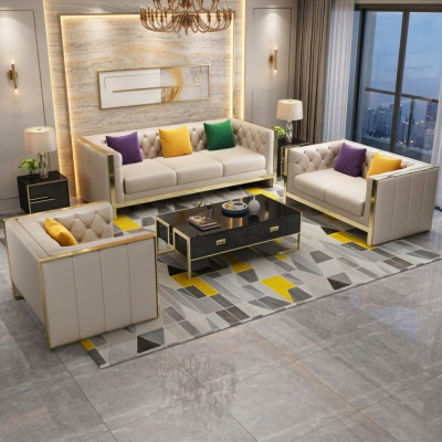 Set divano 3+2+1 posti Set divano design Cuscini divano Moderne lusso