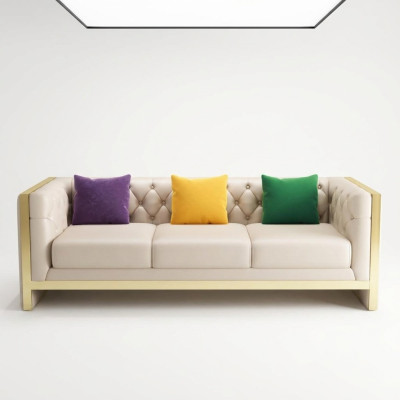 Sofà Design Divani Divani Imbottiti Tessuto Relax Moderni Tre Posti Nuovo