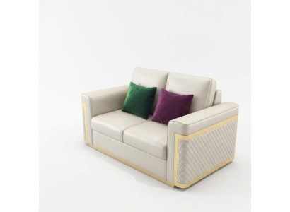Divano Divano Imbottito 2 Posti Divani Divanetti Sedile Decorazioni Set di Design Club