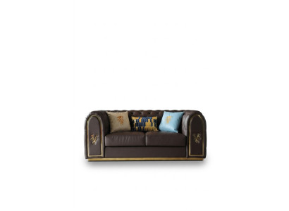 Divano design a tre posti 3 posti Divani relax Divano imbottito Chesterfield Nuovo