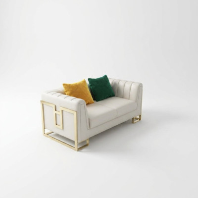 Design divani a due posti Divano imbottito divano moderno Decorazione divano a due posti.