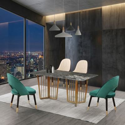 Designer tavolo da pranzo tavolo sala da pranzo soggiorno design tavoli 180x90cm