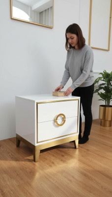 Comodini consolle tavolo da notte camera da letto tavoli legno