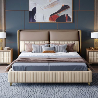 Letto matrimoniale Letto matrimoniale Letto matrimoniale matrimoniale Design Letti di lusso Stile moderno nuovo 180x200cm!