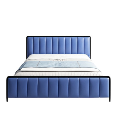 Letto matrimoniale in pelle design Letto in pelle Letti Letto in pelle Camera da letto Imbottito Matrimonio 180x200