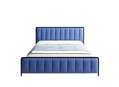 Letto matrimoniale in pelle design Letto in pelle Letti Letto in pelle Camera da letto Imbottito Matrimonio 180x200