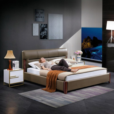 Letto moderno Letto matrimoniale Letto matrimoniale Design Letti di lusso Stile moderno