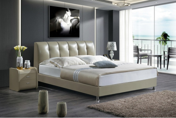 Biancheria da letto 2x comodino 3 pezzi. Camera da letto set di lusso moderno mobili letti nuovi