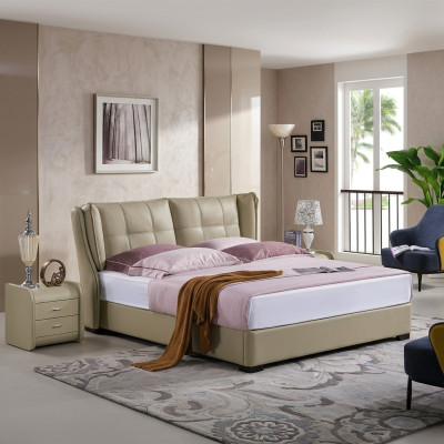 Camera da letto Set completo Letto con comodini 3 pezzi. Letto in pelle per hotel Nuovi