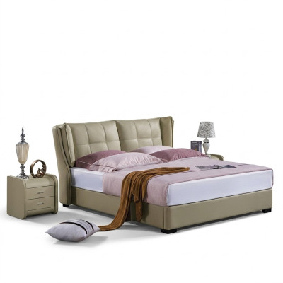 Camera da letto Set completo Letto con comodini 3 pezzi. Letto in pelle per hotel Nuovi