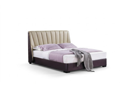 Letto Letto imbottito Design di lusso Camere da letto Lenzuola in legno Nuovo.