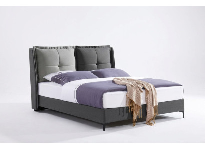 Lussuoso design imbottito letto. Letti matrimoniali di lusso per hotel in pelle da camera da letto coniugale.