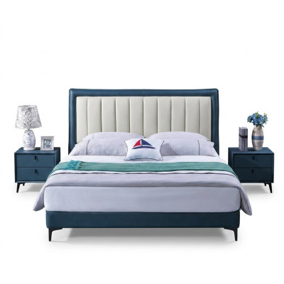 Gruppo camera da letto letto mobili di lusso comodini 3 pezzi set.