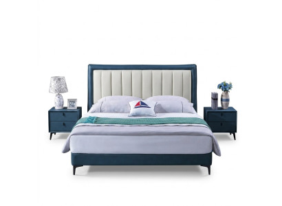 Gruppo camera da letto letto mobili di lusso comodini 3 pezzi set.