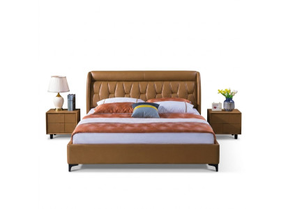 Lussuoso set da camera da letto con letto e 2 comodini, mobili da hotel, set da soggiorno 3 pezzi!