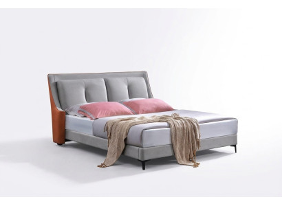 Letto classico Letto matrimoniale Letti Legno Grigio Stile Legno autentico Camera da letto Nuovo