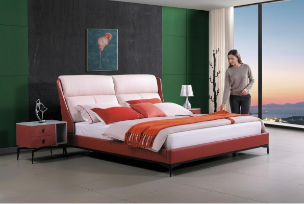Letto Letti Hotel di lusso Letto matrimoniale Struttura classica dell'hotel Arredamento