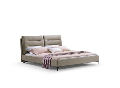 Mobili Letti Letto Matrimoniale Camera da Letto Letto Matrimoniale di Lusso Beige Arredamento Alberghiero