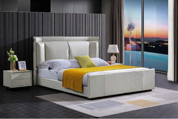 Letto imbottito Letto Letto Imbottito Designer Hotel Doppia Lusso Decorazione Design
