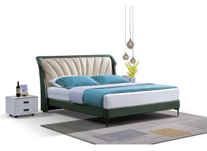 Struttura del letto Tessuto Mobili di lusso Letti moderni Tessili per letti Design della camera da letto Nuovo