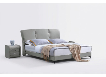 Letto da camera di lusso Letti classici Mobili moderni Struttura del letto Beige