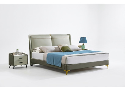 Letto matrimoniale mobili di lusso camere da letto matrimoniali beige di un hotel.