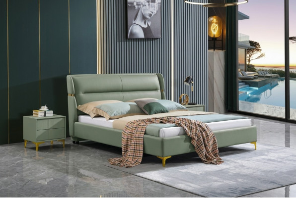 Set di 2 comodini da camera da letto, mobili da letto di lusso.