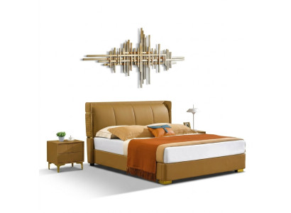 Camera da letto Letto Letto Imbottito Letto Matrimoniale Letti Grande Design Lusso Matrimoniale