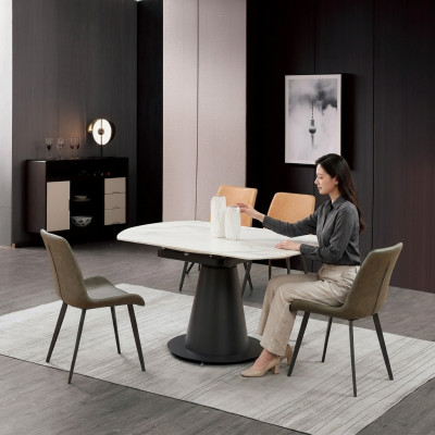 Tavolo da pranzo design Tavolo rotondo Tavoli da pranzo Soggiorno 150x90 Tavolo da pranzo design Tavolo rotondo Tavoli da pranzo Soggiorno 150x90