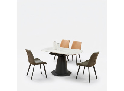 Tavolo da pranzo design Tavolo rotondo Tavoli da pranzo Soggiorno 150x90 Tavolo da pranzo design Tavolo rotondo Tavoli da pranzo Soggiorno 150x90