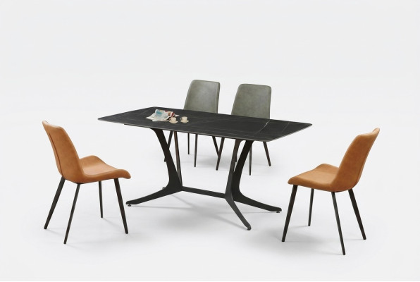 Designer Tavolo da pranzo Tavolo Decorazione sala da pranzo Design Tavoli 180x90cm.