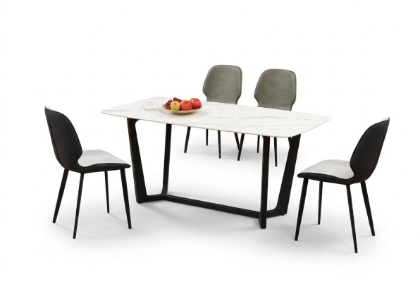 Tavolo colonne lussuoso tavoli sala da pranzo Mobili completo di 5 pezzi.
