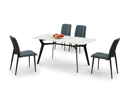 Tavolo da pranzo di lusso, tavoli, arredamento completo per sala da pranzo, set da 5 pezzi, gruppo.