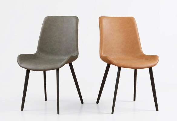 Sedia da designer, poltrona di lusso, sedie imbottite 1x soggiorno sala da pranzo