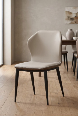 Sedia di design di lusso, poltrona imbottita 1x poltrona per soggiorno e sala da pranzo.
