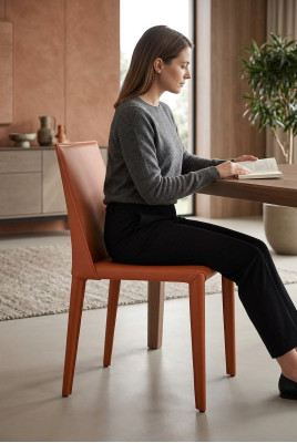 Design 1x gruppo di sedie set imbottito sedia da pranzo poltrona poltroncina.