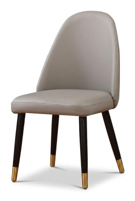 Sedia incomparabile in grigio per sala da pranzo in stile moderno.
