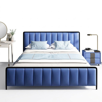 Letto classico Letto matrimoniale Letto 2x comodini Design in legno Nuovo Letti Set di 3 pezzi