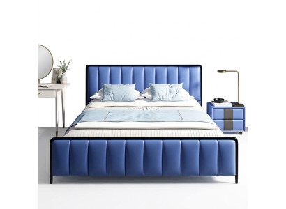 Letto classico Letto matrimoniale Letto 2x comodini Design in legno Nuovo Letti Set di 3 pezzi