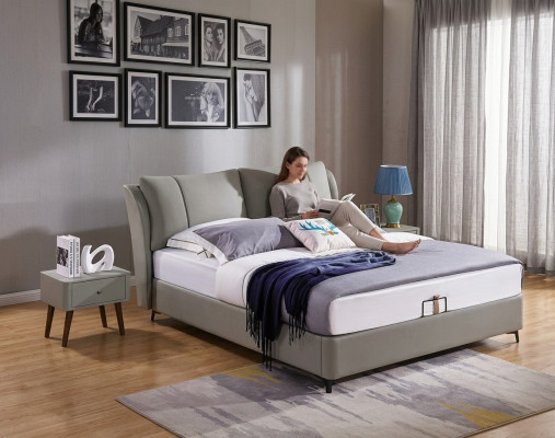 Letto 2x comodino 3 pezzi. Camera da letto Set Design Moderno Lusso Letti Gruppo Nuovo