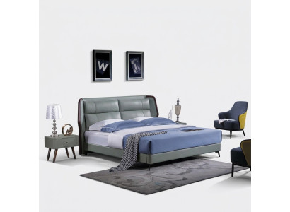 Letto 2x Comodini 3 pezzi. Mobili italiani Camera da letto Letti Legno Nuovo Set