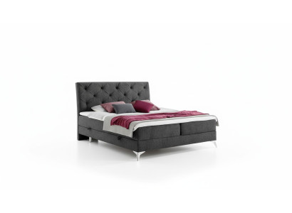 Testo del letto in stoffa imbottita doppio design barocco moderno stile Chesterfield letti alberghieri