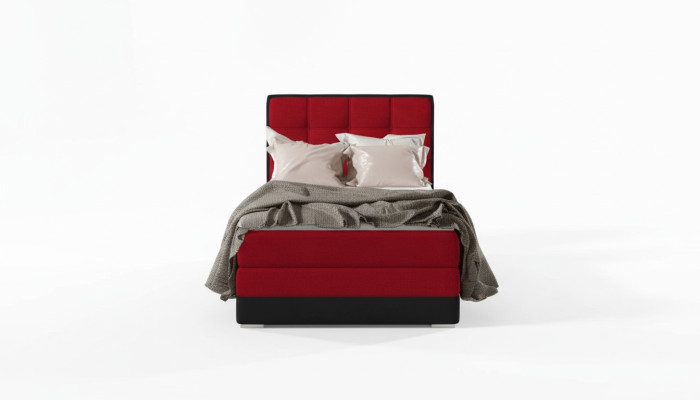 Letto imbottito design di lusso Hotel Letti 90x200 cm Camera da letto Boxspring Singolo