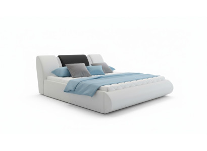 Letto Boxspring di lusso Nero Bianco Letti Mobili da camera da letto Design Doppio Hotel