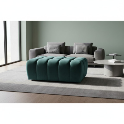 Sgabello Poggiapiedi Pouf Chaise longue Panca Velluto Tessuto