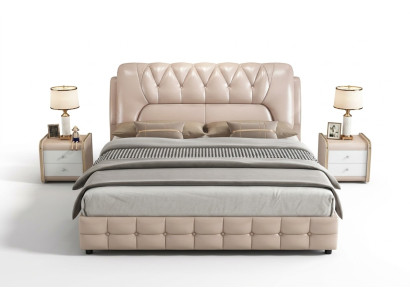 Designer Letto Imbottito Design Letto di Lusso Doppio Letto da Hotel 180x200cm
