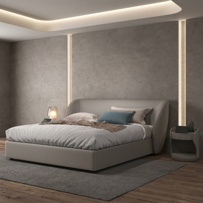 Struttura del letto Design Letto imbottito Letto Letti Hotel Letto da hotel 180x200cm